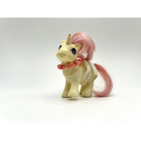 Vintage My Little Pony G1 1984 Baby Moondancer Figure w/ Diaper and Necklace MLP - Picture 2 of 12